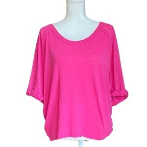3/$30 Free People Hot Pink Glam Top